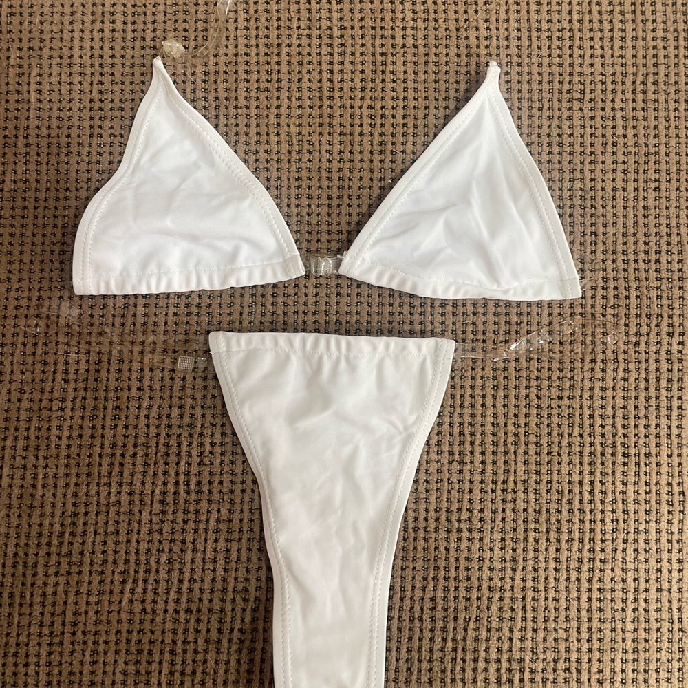White bikini